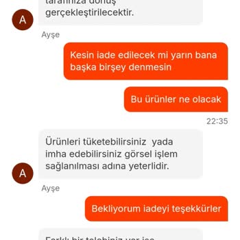 Siparişimdeki Yanlış Ürün Ve İade Sorunu