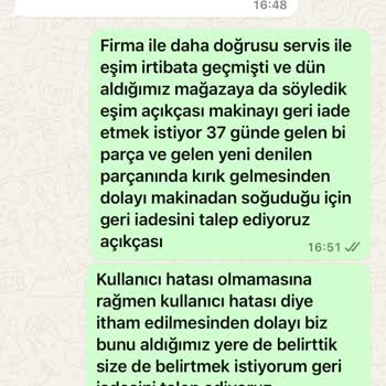 Karcher Buharlı Temizlik Cihazında Yaşanan Sorunlar Ve İade Süreci