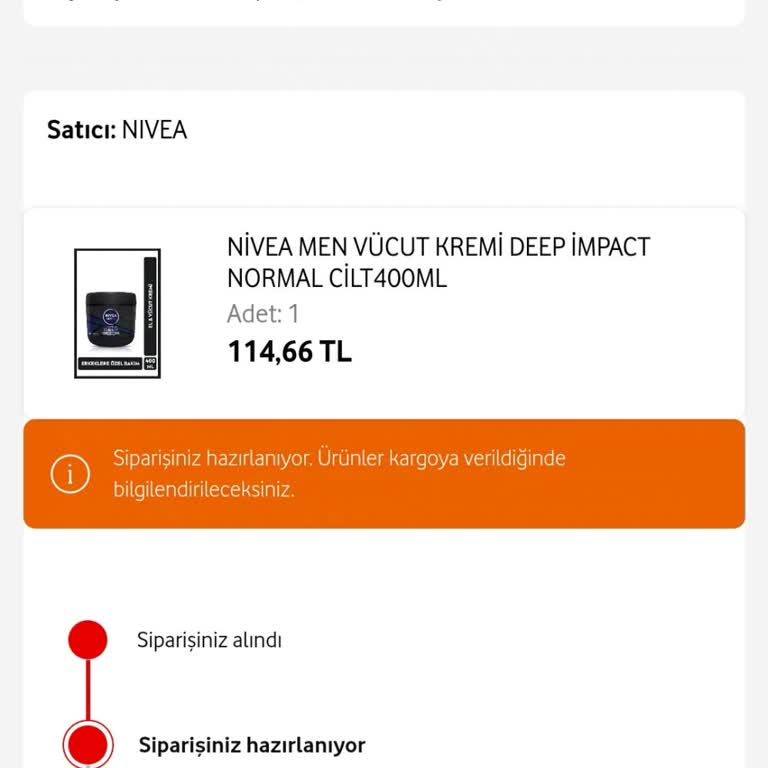 Nivea Siparişim Neden Hâlâ Kargolanmadı