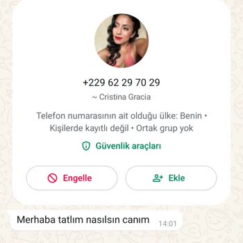WhatsApp Üzerinden Gelen Aramalar Ve Sorumluluk Reddi
