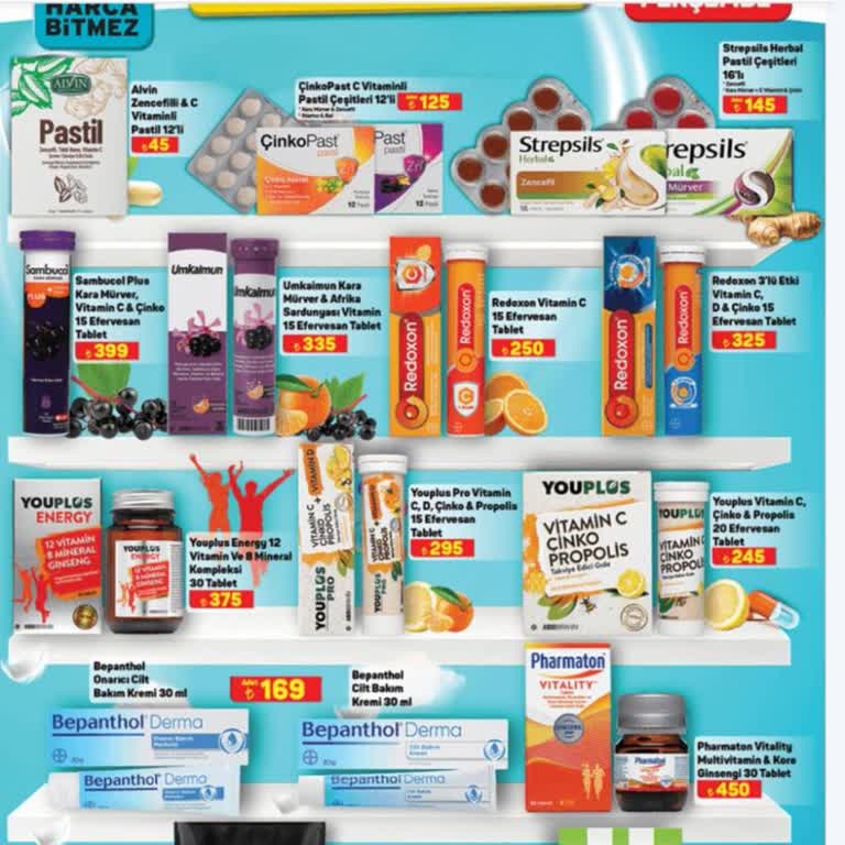 Marketlerde Vitamin Satışı Endişesi