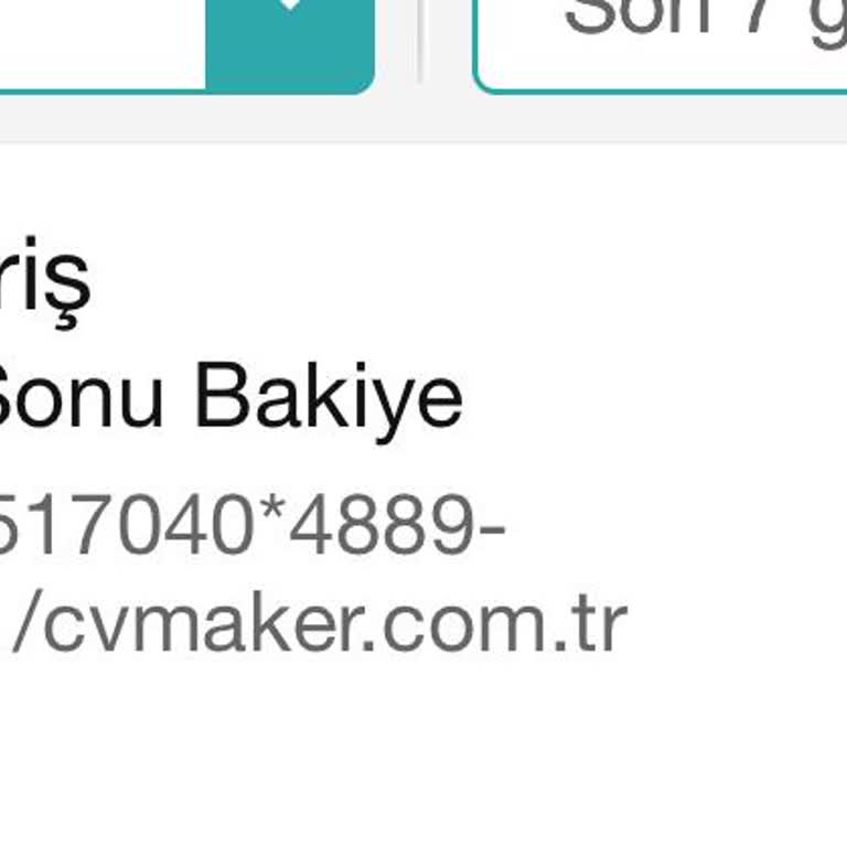 CV Maker Üzerinden Haksız Para Çekimi Ve İade Talebi