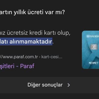 Halkbank Paraf Kart Ücreti Ve Ek Kesintiler Hakkında Şikayet