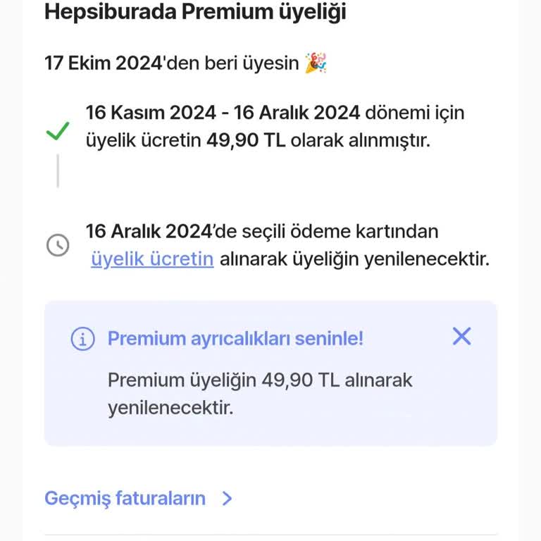 Otomatik Yenilenen Üyelik Ücreti İadesi Talebi