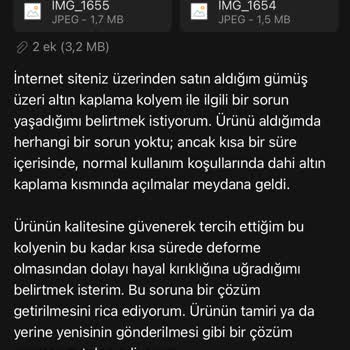 Kalitesiz Ürün Ve İlgisiz Müşteri Hizmetleri