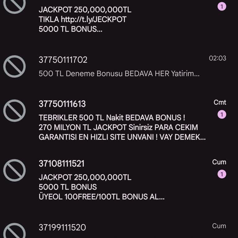 Vodafone'dan Gelen Bahis SMS'lerinden Bıkkınlık