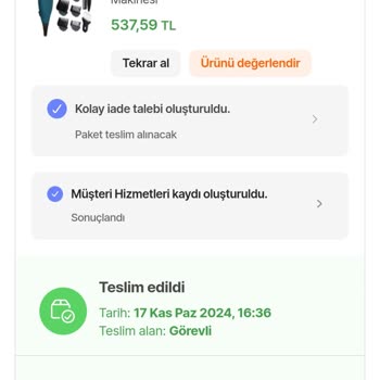 Hepsiburada'da Kargo Teslimatında Süregelen Sorunlar