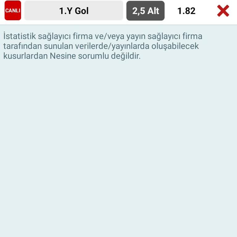 Kazanan Kuponumun Yanlış Sonuçlanması