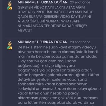 Hesap Satışında Mağduriyet