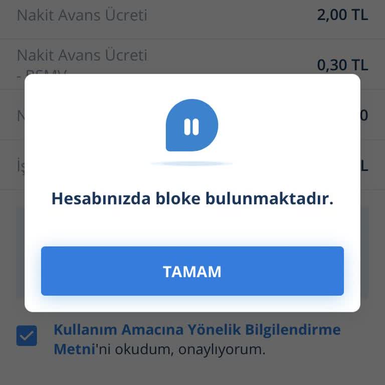 Bloke Edilen Hesap Ve Yetersiz Müşteri Hizmetleri