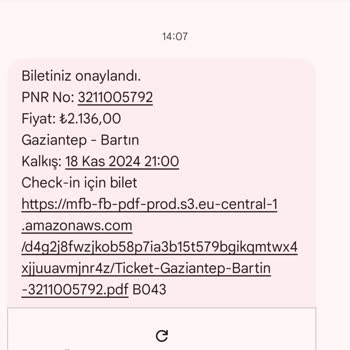 Çocuk İndirimi Uygulanmayan Bilet Satışı Sorunu