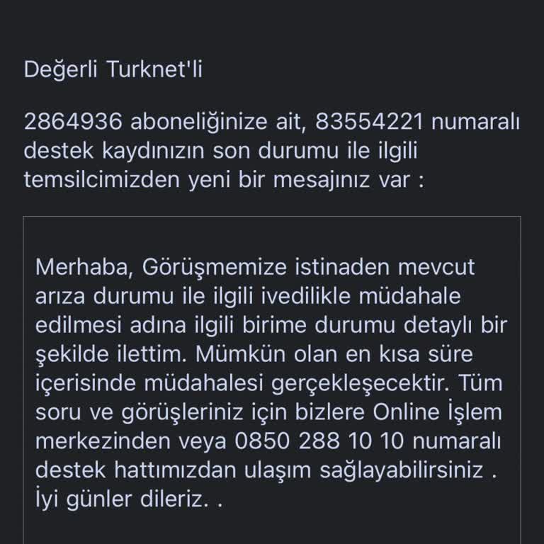 TurkNet'in İlgisizliği Ve Hizmet Eksikliği