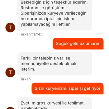 Migros Yemek Teslimatında Gecikme Ve Yetersiz Müşteri Hizmetleri