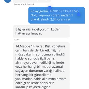 Tuttur.com'da Kazanç Üzerine Yatmak Ve Yanıltıcı Oran Uygulaması