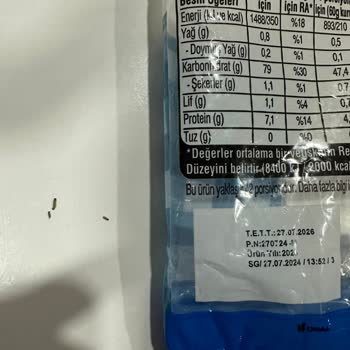 Migros'tan Aldığım Pirinçte Kurt Çıktı