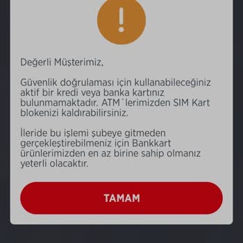 Sim Kart Blokesi Nedeniyle Bankkart Genç Kullanılamıyor