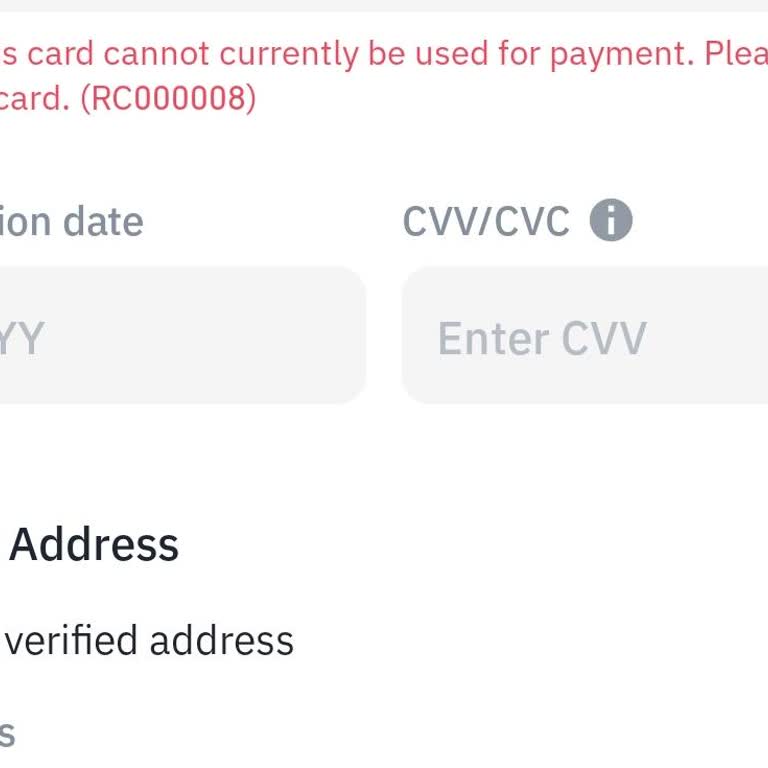 Binance Kredi Kartı Sorunu: Para Yatırma Engeli