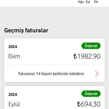 Fatura Tutarında Anormal Artış