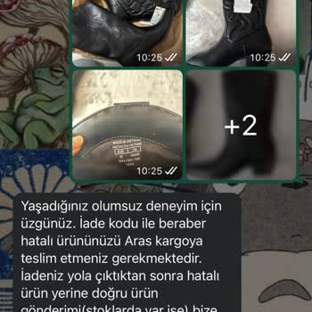 Yanlış Gönderilen Çizme Ve Yetersiz Müşteri Hizmeti