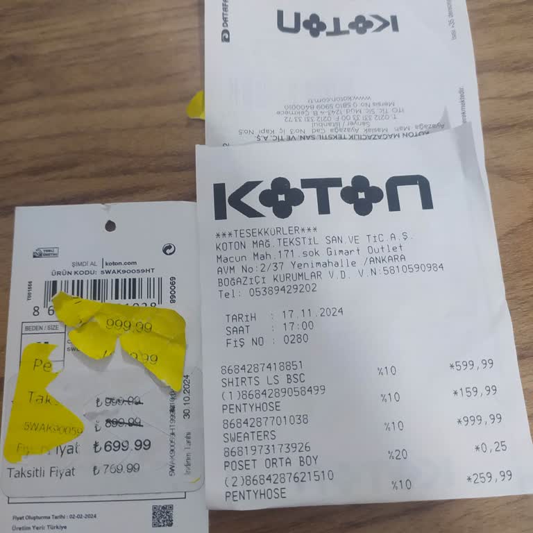 Koton'da Etiket Fiyatı Şoku