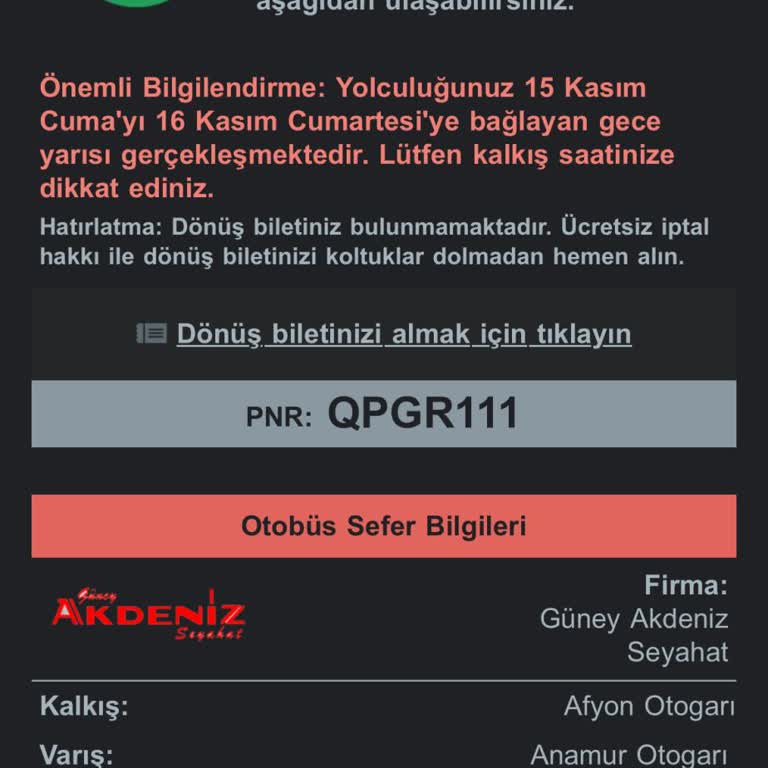 Geciken Otobüs Yolcusunu Mağdur Etti