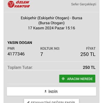Obilet'ten Bilgi Verilmeyen Uzun Rötar Mağduriyeti