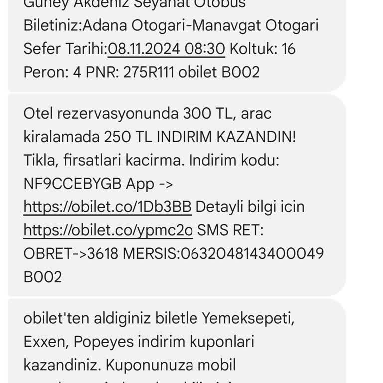 Seyahat Sırasında Yaşanan Olumsuz Deneyim