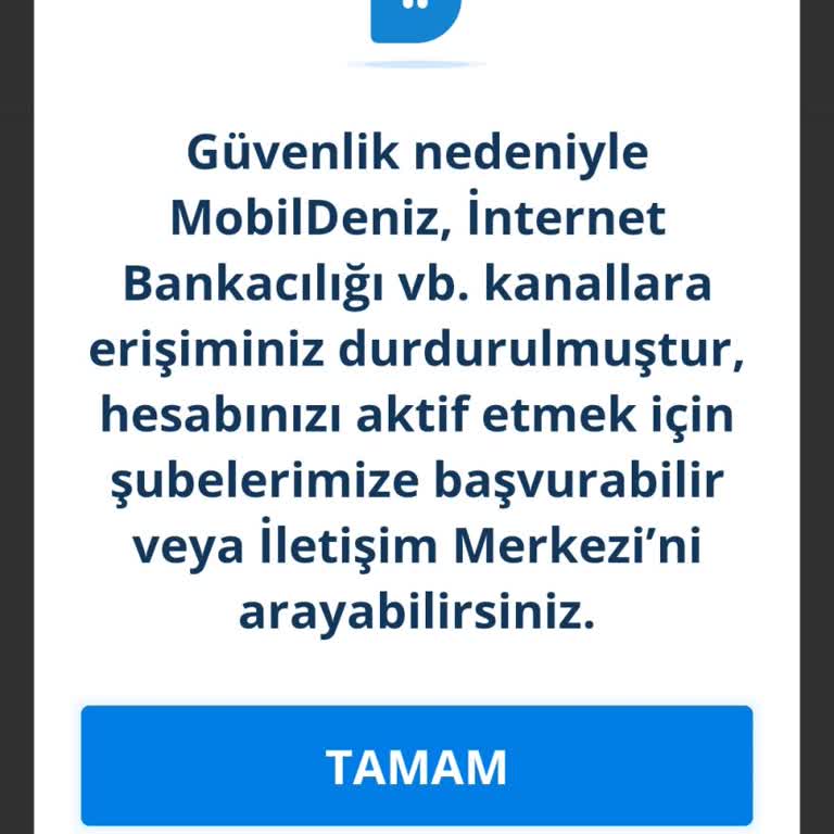 Denizbank'ta Güvenlik Engelleri Ve Müşteri Hizmetleri Sorunu