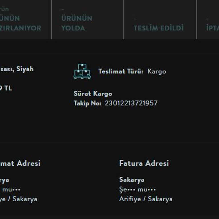 Kargo Sorunu Ve İletişimsizlik: Ürün Teslimatı Hakkında Belirsizlik