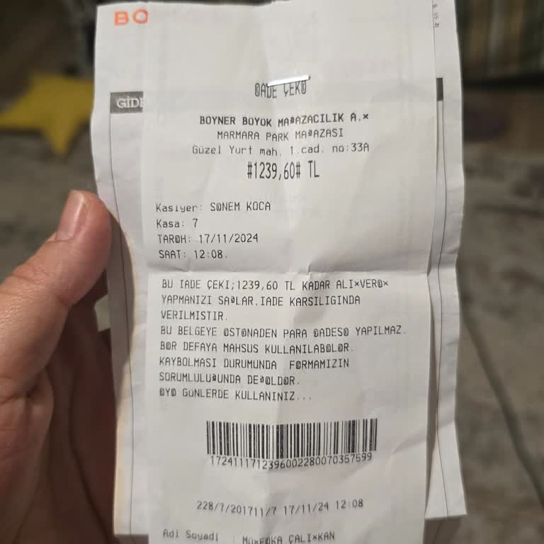 Boyner'de Müşteri Hizmetleri Hayal Kırıklığı
