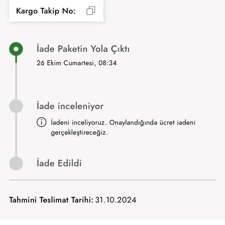 Boyner İade Süresi Sorunu Ve Yanıltıcı Kargo Bilgisi