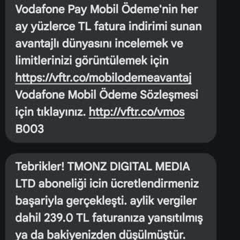 Onaysız Mobil Ödeme Mağduriyeti