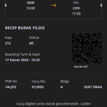 Pegasus Uçuşunda Zorunlu İniş Ve Yetersiz Bilgilendirme