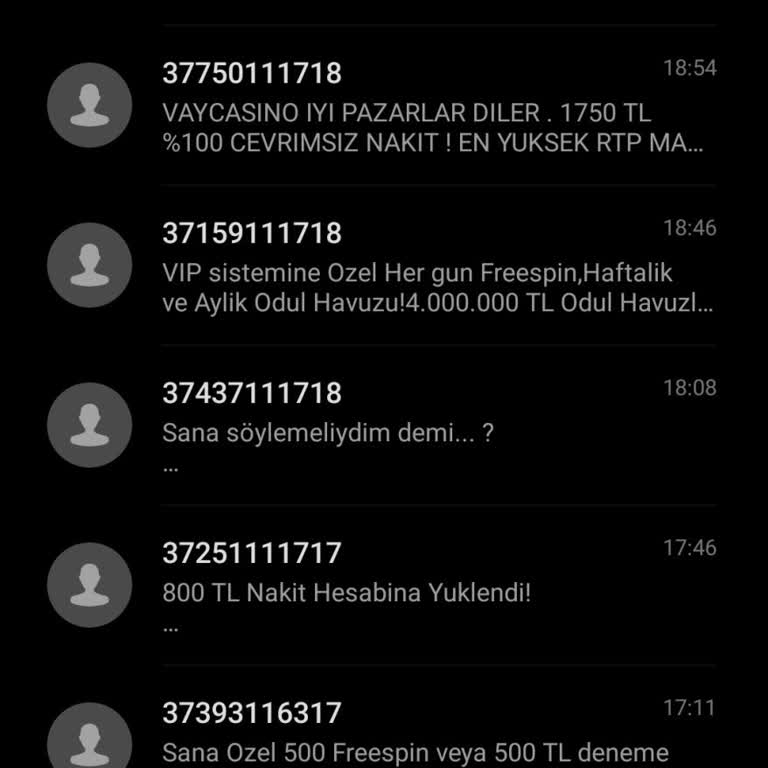 Bahis Mesajları Yüzünden Vodafone'dan Soğudum