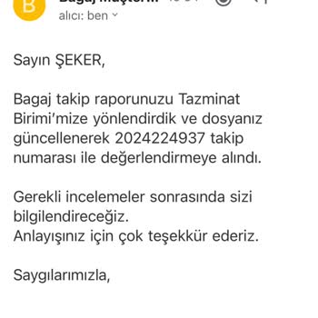 THY Uçuşunda Bavulumun Zarar Görmesi Ve Yetersiz Müşteri Hizmeti