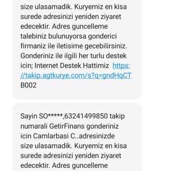 Denizli AGT Kurye'nin Sorumluluk Eksikliği Ve Teslimat Sorunları