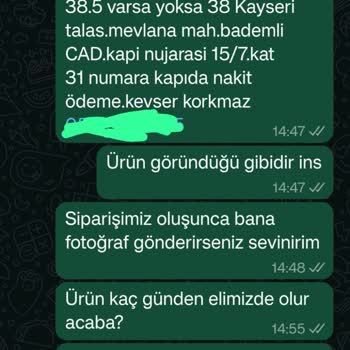 Yanlış Numara Krampon Ve İade Sorunu