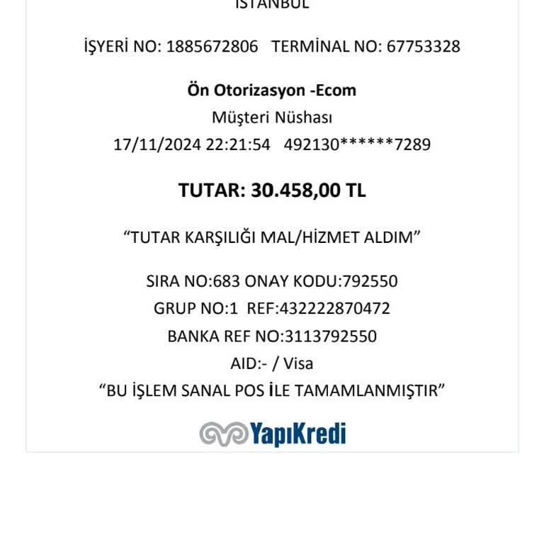 Yetkisiz Kart Çekimi: Acil İade Talebi