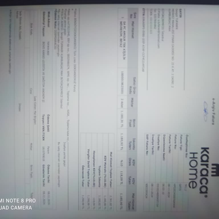 Karaca'dan Eksik Gönderim Ve Yanıltıcı Bilgilendirme