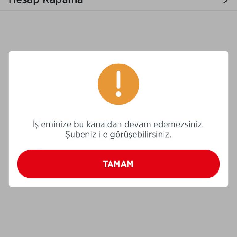 Ziraat Bankası KMH Hesabı Kapatma Sorunu