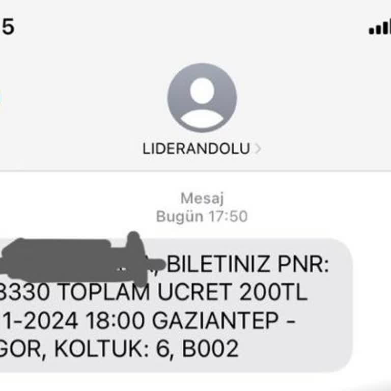 Otobüs Gecikmesi Ve İade Sorunu