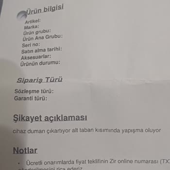 Kırık Ütü Şoku: Servisten Gelen Hasar