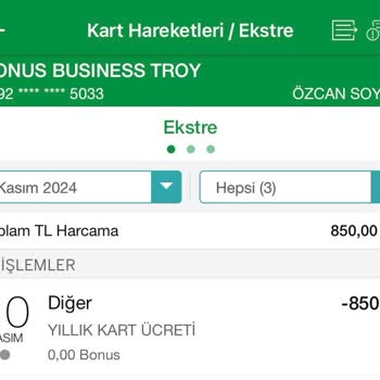 Garanti Bankası'ndan Beklenmedik Kart Borcu