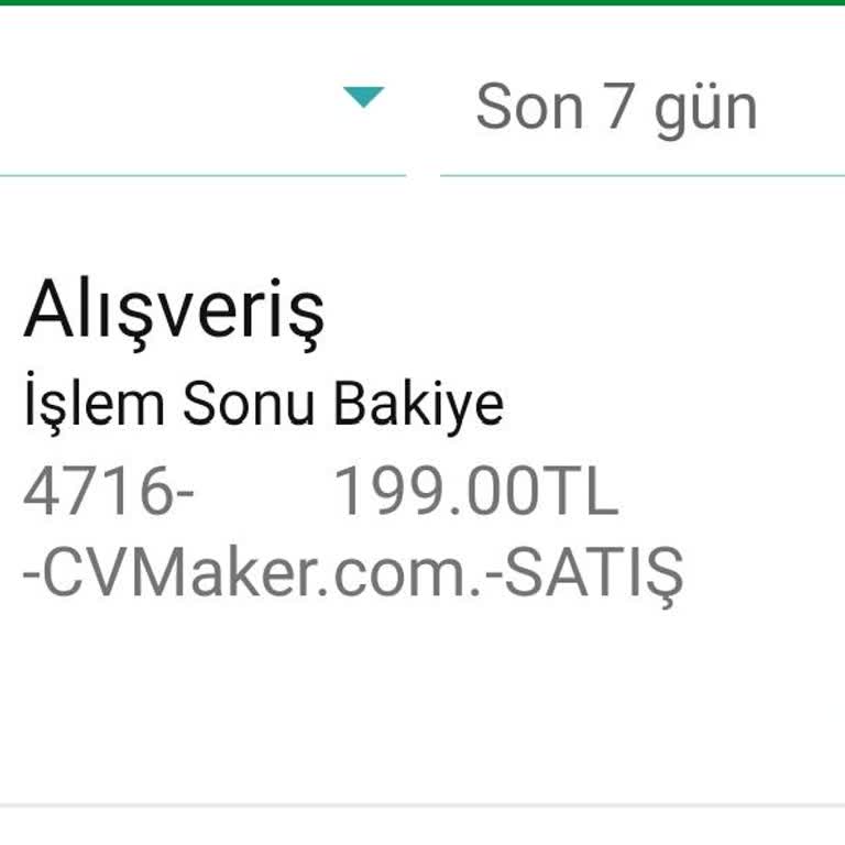 Hizmet Almadığım Halde Hesabımdan Para Çekildi