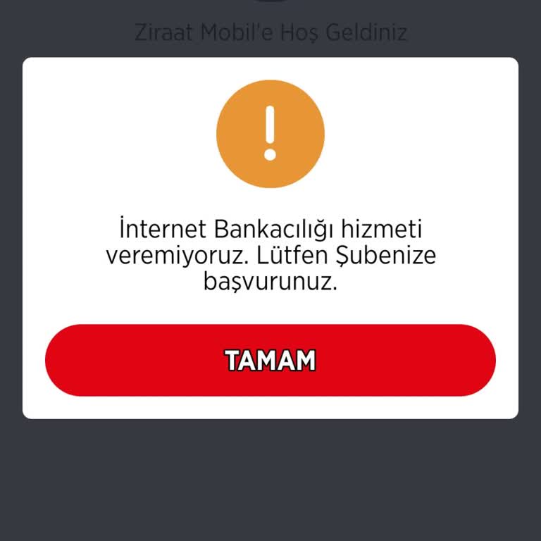Ziraat Bankası İnternet Bankacılığına Giriş Yapamıyorum!