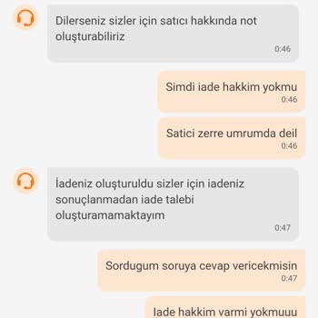Yanlış Sipariş Ve Eksik İade Sorunu
