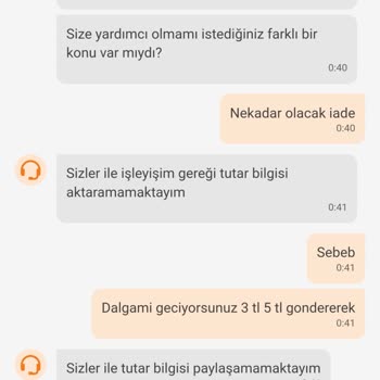Yanlış Sipariş Ve Eksik İade Sorunu