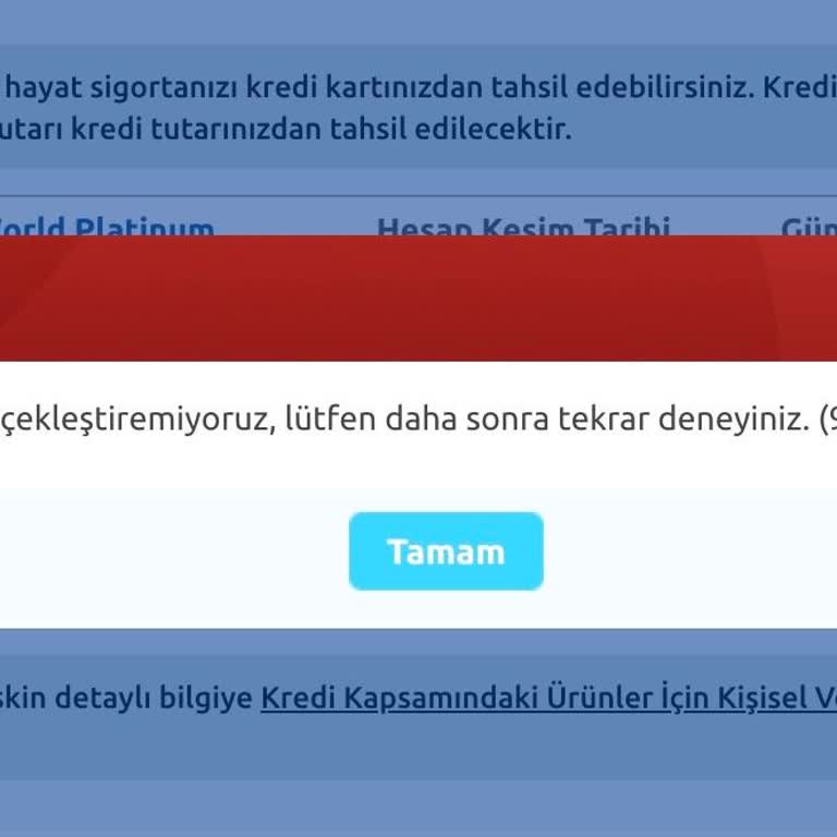 Yapı Kredi Bankası Mobil Bankacılıkta Kredi İşlemi Hatası Ve Mağduriyet