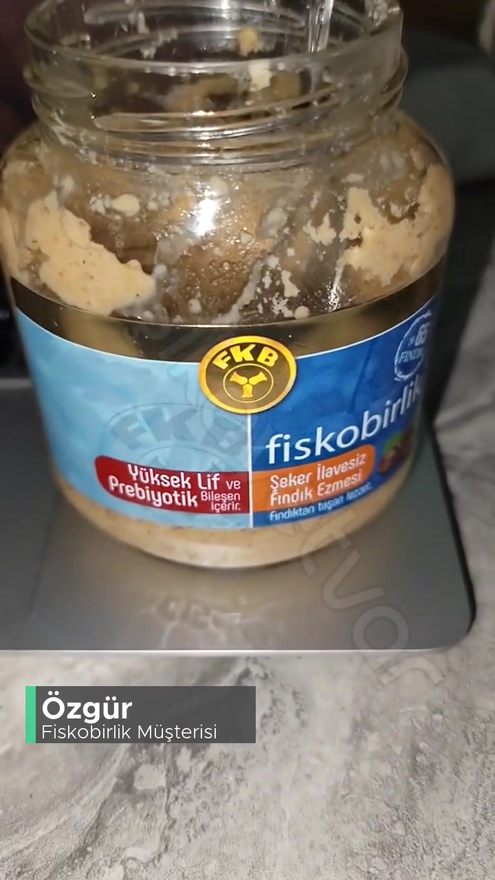 Fiskobirlik Fındık Ezmesinden Hayvan Tırnağına Benzer Bir Cisim Çıktı videonun kapak resmi