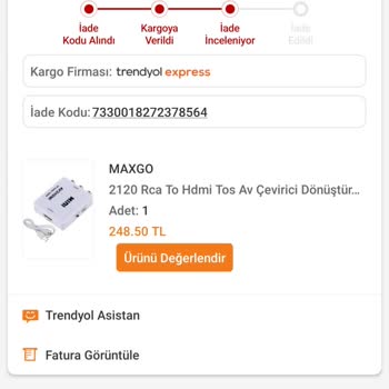 Hasarlı Ürün Ve Uzayan İade Süreci Mağduriyeti